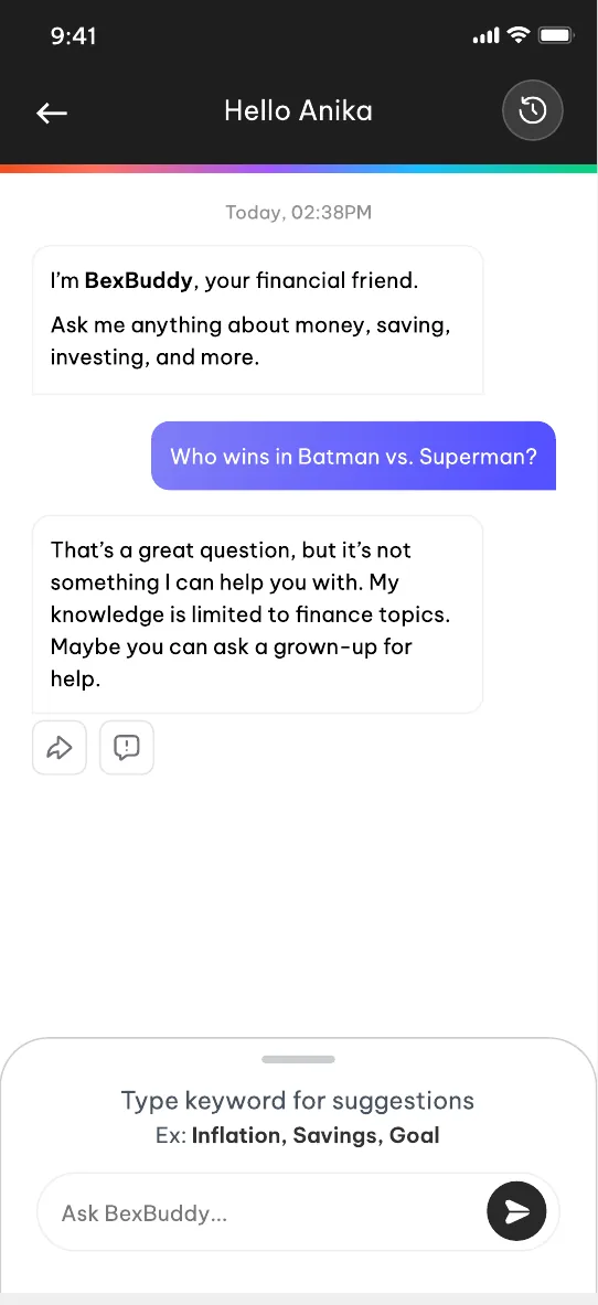 Off-topic question redirected