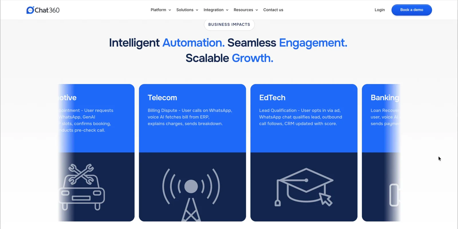 New homepage: Industry over channel